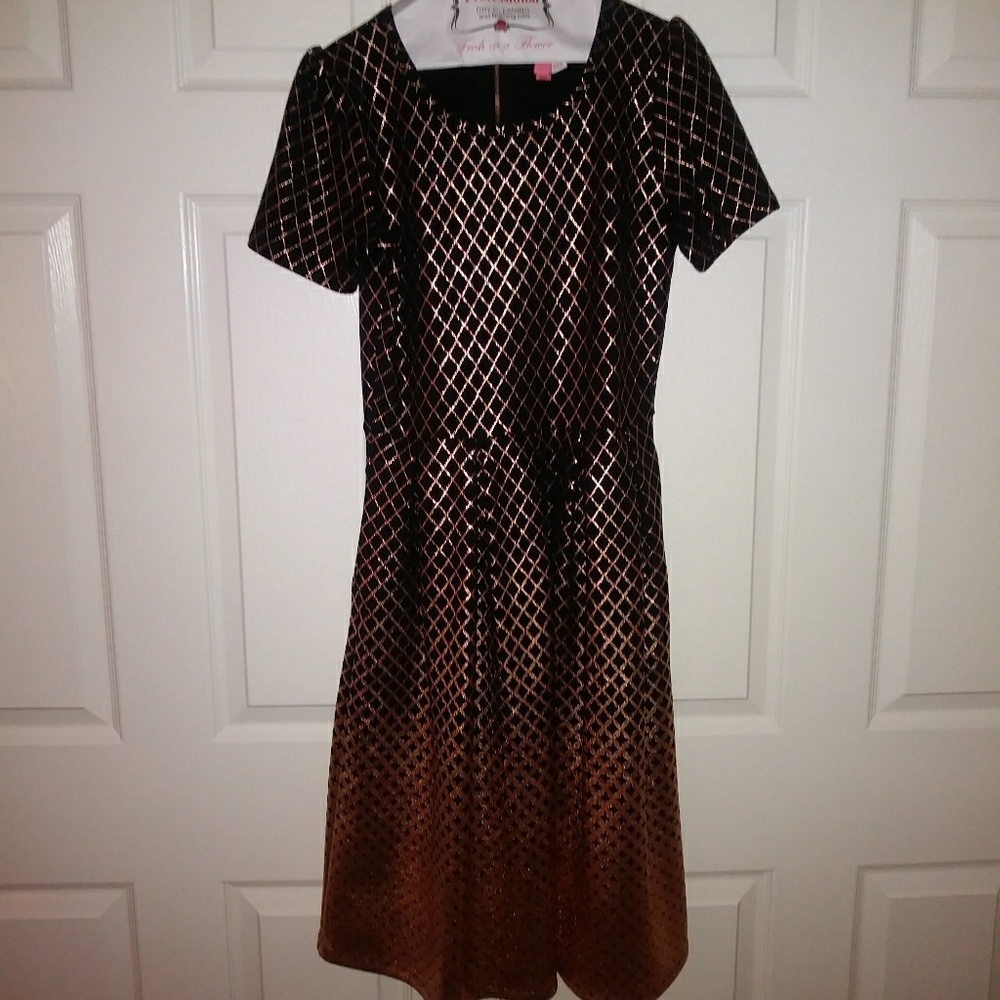 Elegant Amelia Black&Rose Gold/Copper